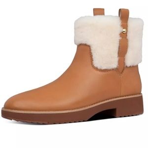 Fitflop Mimie shearling leather ankle boots